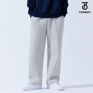 스트레이트 기모 일자 트레이닝 팬츠 (TOP119)