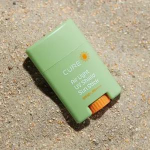 [10%+15%] 김정문알로에 큐어 에어라이트 UV쉴드 썬스틱 20g 2개