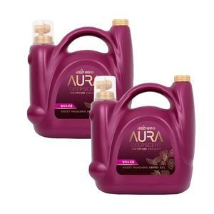 [샤프란] 아우라 스윗만다린 5.5L 2개 섬유유연제 대용량