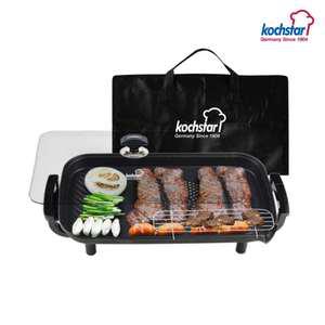 콕스타 프리머스 멀티 사각 전기 와이드 그릴팬 캠핑 구이팬 전용가방