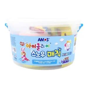 아모스 아이클레이 스노우매직 버켓 7색 도구세트