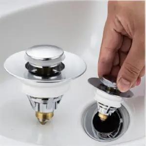 세면대 이지 팝업 물마개 부속품 냄새 벌레 차단 편한 교체 설치 가정용 52mm