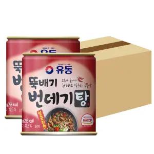 유동 뚝배기 번데기탕 얼큰한맛 280g 24캔