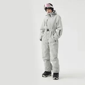 여성스키복 일체형 상하세트 여자 점프수트 방한 방풍 방수 올인원 보드복