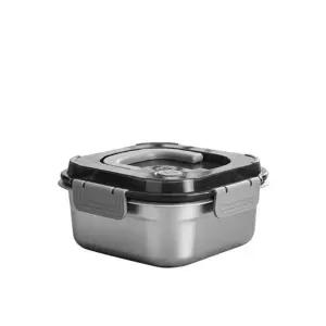 오슬로 모로 정사각 스텐 밀폐 저장용기 1.8L