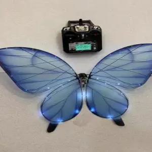 나비 드론 대형 조종 비행다채로운 원격조종 리모컨 백색광 행사 결혼식