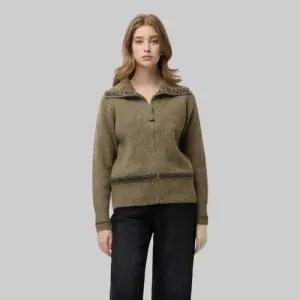 [롯데백화점]시슬리 레터링 자가드 집업 가디건 SAKCE6561