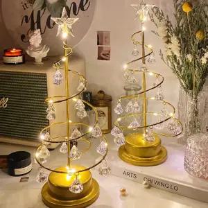 성탄절 크리스마스 램프 장식 LED 트리 [크리스탈 등 미니 무드등 조명 전구 인테리어]