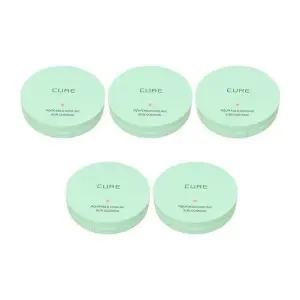 [셀러허브]김정문알로에 큐어 아쿠아 마일드 쿨링 선쿠션 25g(SPF50+) 본품 5개 Ss (S45013470)