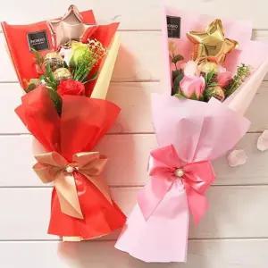 달콤한 초콜렛 졸업 꽃다발 수능 백일 이벤트용 비누꽃 풍선 콜라보