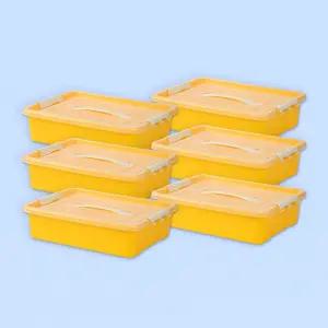 캐스비 아트스쿨 모래놀이박스6개세트 1335set용품 바다 실내 상자 담는