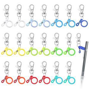 [미국배송] BINXUS 20개 접이식 펜 홀더 랍스터 걸쇠 배지 릴 홀더 클립