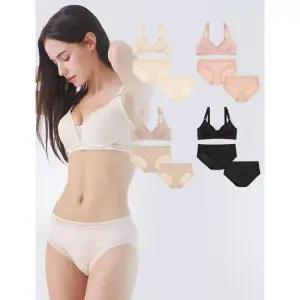 [비밀특가][푸마 바디웨어] 여성 에어 서포트 브라팬티+세컨팬티 12종세트