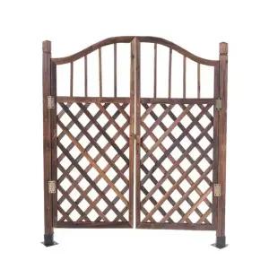 나무문 원목 우드울타리 출입문 전원주택 정원 대문