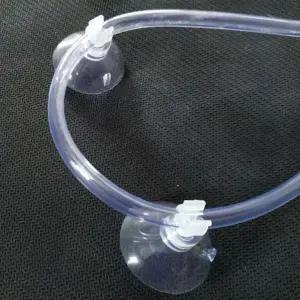 관상어용품 에어 기포 어항 수족관 에어호스 이탄호스 투명 고무 흡착 큐방 5개