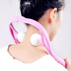 뒷목 지압 어깨 마사지 롤링 안마 지압봉 뒷목 뒷목지압 지압 지압봉