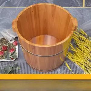 원목 족욕통 마사지샵 나무족욕 습식마사지 대나무 스파