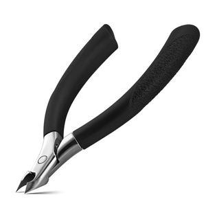 FVION 큐티클 트리머 전문 큐티클 니퍼, 고무 코팅 핸들 매니큐어 도구 손톱용 스테인리스 스틸 큐티클 커터 (5mm)