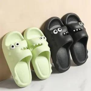 쿠션 말랑 거실 악어 층간소음 실내화 사무실 슬리퍼