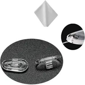 푸시인 안경 코 패드 5쌍 BEHLINE 소프트 실리콘 교체 피스 미끄럼 방지 스냅인 브릿지 선글라스용 가드