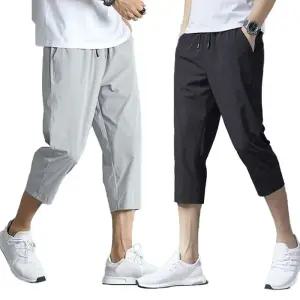 냉감 팬츠 쿨링 밴딩 아이스원단 7부