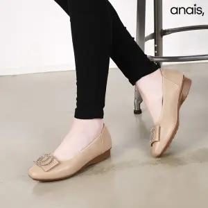 [아나이스] 큐빅 포인트 플랫슈즈 3cm_26S107
