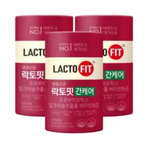 유산균 락토핏 간케어 60포 3통 (3개월분)