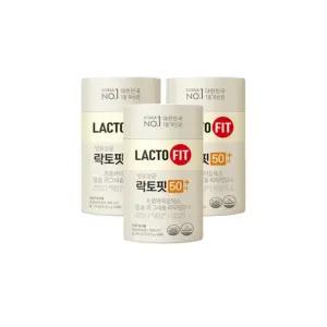 유산균 락토핏 50대+ 60포 3통 (3개월분)