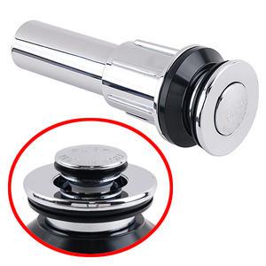 국산 짧은목 자동 팝업 세면대 폽업 수전 폼업 푸쉬 물마개 배수구 마개 세면기 벽 트랩 구멍 높은곳