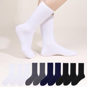 두발로 여성용 프리미엄 무지 장목 양말 10켤레