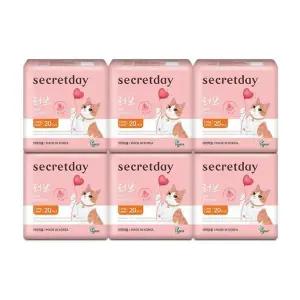 [시크릿데이] 러브 플러스 롱라이너 20P X 6팩