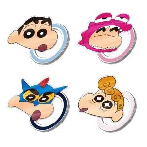 짱구는못말려 초코비 캐릭터 6종 투명 아크릴 맥세이프 그립 톡홀더 자석 마그네틱 핑거 거치대