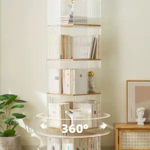 북타워 책장 북 아크릴 이동식책장 인테리어 이동식