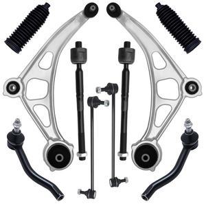 [미국배송] 2015-2024 니산 무라노용 AUQDD 10PC 프론트 엔드 서스펜션 키트 장착 하부 컨트롤 암 2개 W / 볼 조인트 2 스윙 바 링크 4 외부 및 내부 타이 로드 (# 526-875 K623478 K750282 K750784 EV801357 ES8012
