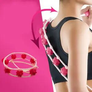 홈 지압봉 줄마사지 전신마사지 어깨 셀프 돌기 더블 다리 7개 [fEFEB93]