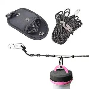 ( )캠핑로프 소품 걸이줄 3.5m 데이지체인 빨랫줄 밧줄