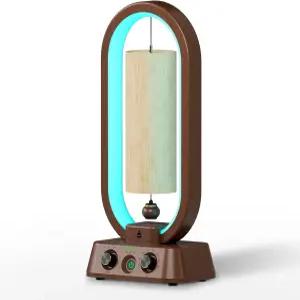 라일락스톤 자동 대나무 바람 차임 시스템 휴식을 위한 사운드 힐링 악기 배스 ？ 실내 전자 이상적인 명상