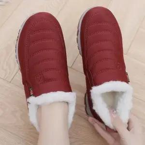 부드러운 겨울 털 방한화 등산화 겨울 털 운동화 여성방한화 방한신발 여자겨울신발