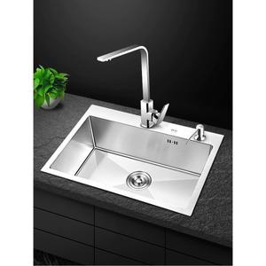 스텐 싱크볼 600 직각 카페 하수구 패키지 기본 5040 정사각 3구 사각씽크볼