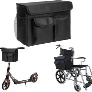 휠체어 백팩 가방 모빌리티 스쿠터 워커 롤레이터 운반 의자용 정리함 편리한 파우치