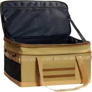 아웃크레스트 전술 캠핑 보관 가방 확장형 76L 대용량 헤비 듀티 더플 정리함 방수 바닥 조절 가능한