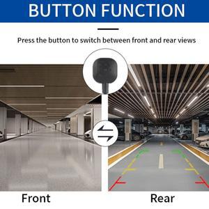 호환 자동차 주차 카메라 비디오 채널 변환기 전면후면보기 수동 스위치 반전 시스템 양방향 제어 상자