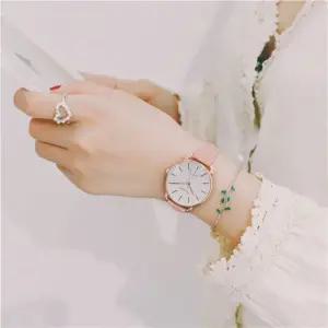 포유 레이어드 팔찌 손목시계 2종세트 피치핑크) 여성시계 여자시계 손목시계 패션시계