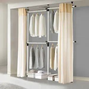 왕자 심플4단커튼행거_451