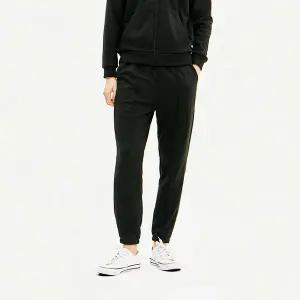 남성) 핀턱 트레이닝 조거 팬츠_AM1WTP206-BK