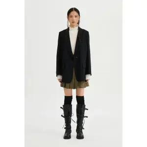 [럭키슈에뜨](센텀시티점)[ At Chouette ] LQJAW25325 싱글 폴리 싱글 자켓  [소매안감O][럭키슈에뜨]