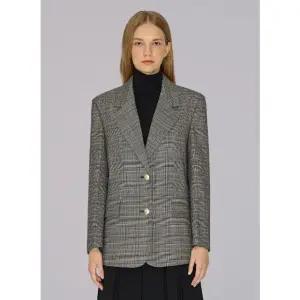 체크 싱글 투버튼 자켓 (SWWJKO31050)