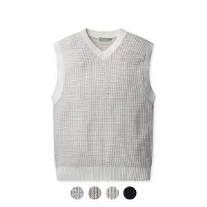 [프로젝트엠][프로젝트엠] 남성 오버핏 스웨터 베스트 B_EPD1ER1810