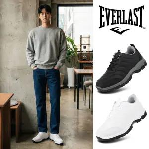 [에버라스트] 생활방수기능 발편한 남성운동화 스니커즈 워킹화 남자신발 활동화
