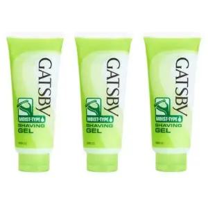 갸스비 쉐이빙 젤 모이스트 타입 205g x 3개 면도거품 면도젤 쉐이빙 남자 면도